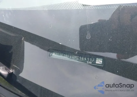 2021 Toyota Rav4 Xle z USA, uszkodzony, nr VIN 2T3P1RFV8MC164117